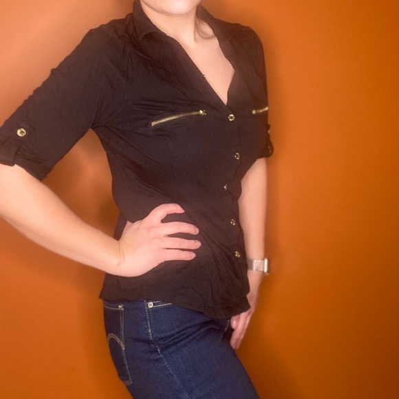 Guess Button Down T Shirt - Picture 2 of 2